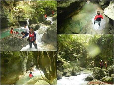 Canyoneering at Badian