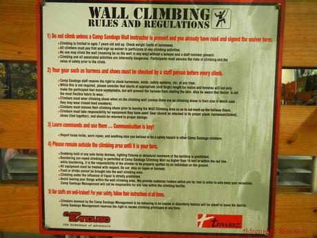 Camp Sandugo Climbing Wall