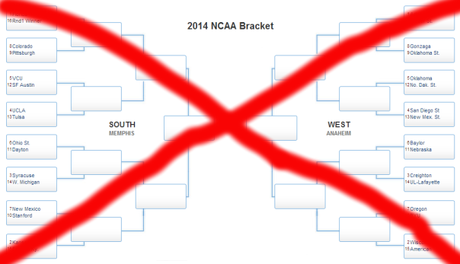 ncaa brackets busted