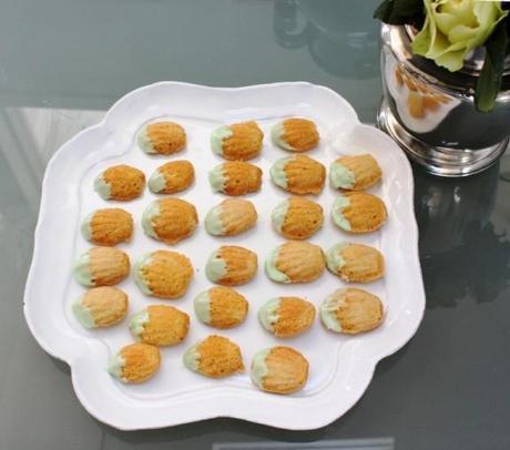 madeleines on tray