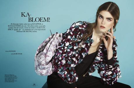 Tess De Vries For Elle Magazine, Netherlands, March 2014