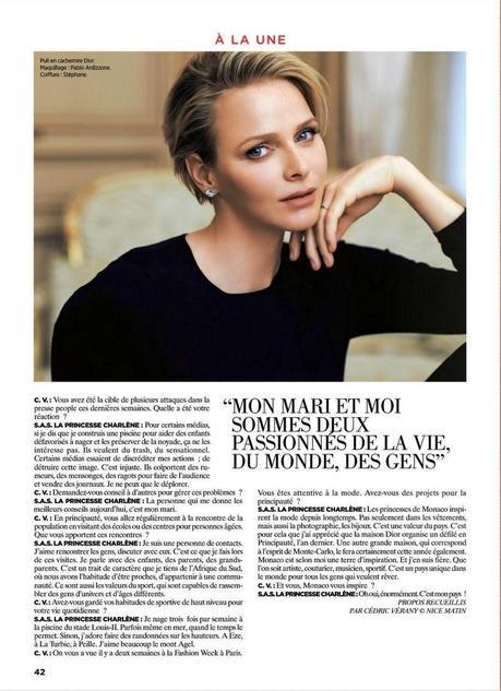 Charlene Wittstock For Gala Magazine, France, March 2014