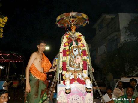 Sri Prahladar on 'kuthirai vahanam' at Triplicane