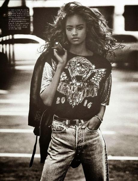 Malaika Firth for Vogue Paris Magazine, April 2014