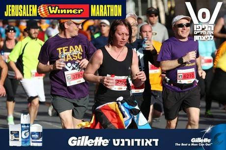 Happylancheing the Jerusalem Marathon for HASC