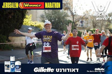 Happylancheing the Jerusalem Marathon for HASC