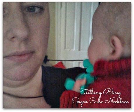 Teething Bling Sugar Cube Necklace {Review}