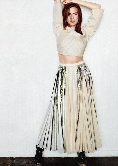 Allison Williams For Glamour Magazine US March 2014