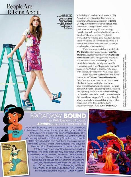 Olivia Cooke For Teen Vogue Magazine April 2014