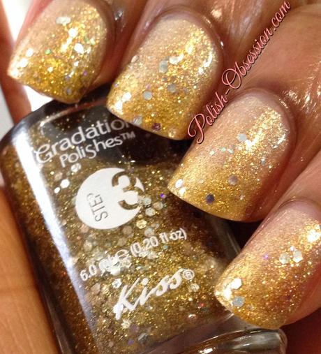 Kiss Gradation Polishes - Gold