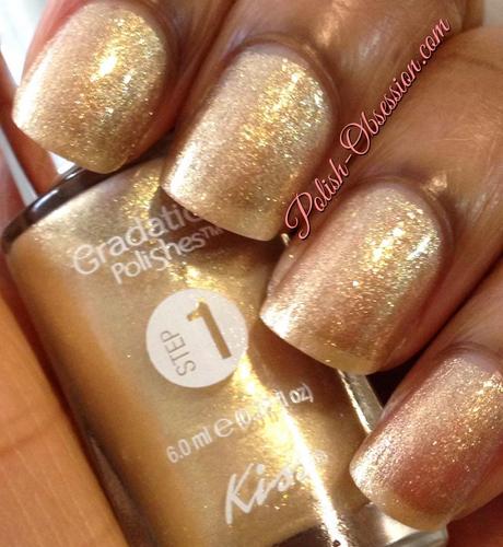 Kiss Gradation Polishes - Gold