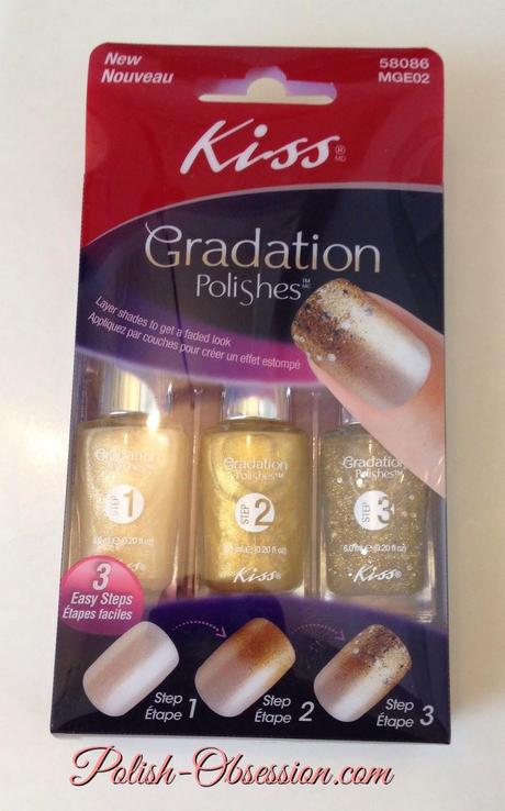 Kiss Gradation Polishes - Gold