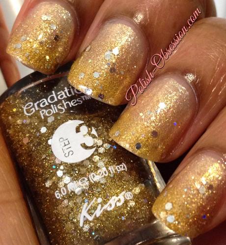 Kiss Gradation Polishes - Gold