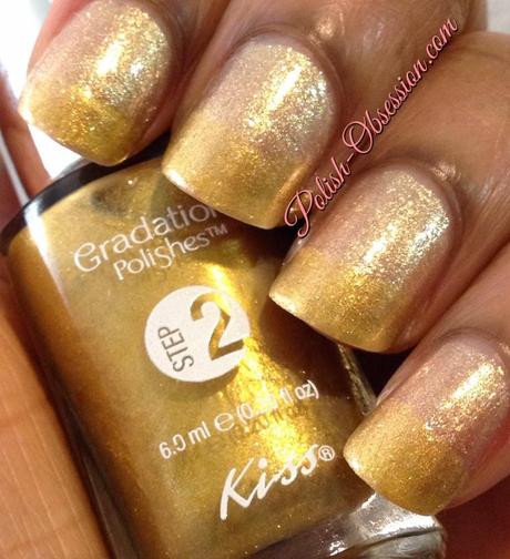 Kiss Gradation Polishes - Gold