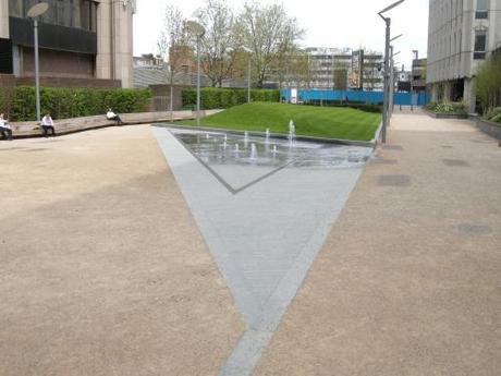Braham Street Park, Aldgate - Central Space with Water Feature