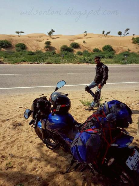 A Motorcycle Dairy of Desert-ed Thar