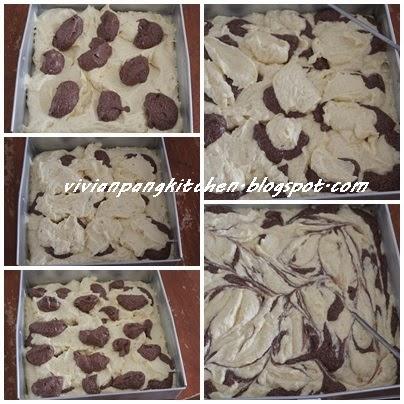 Butter Marble Cake (Mrs NgSK's Vanilla Butter Cake)