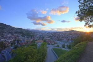 Sunset in Sarajevo