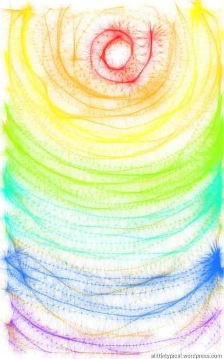 So much fun with Sketch ‘n’ go Warp rainbow by alittletypical