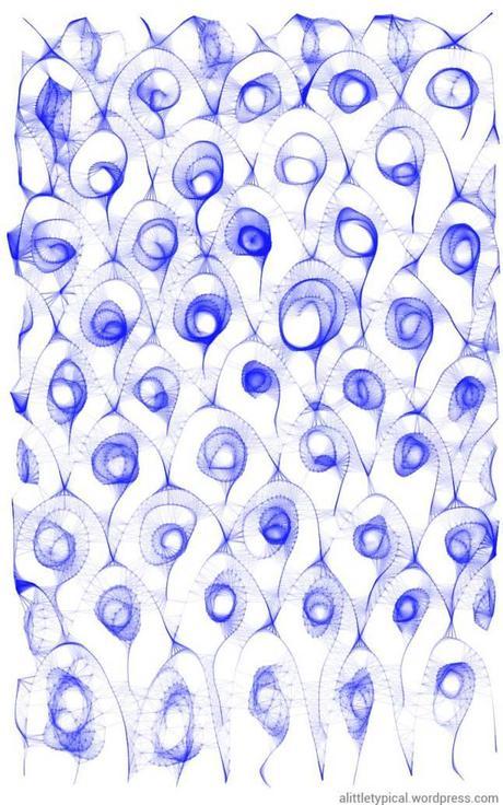 So much fun with Sketch ‘n’ go Abstract feather tile by alittletypical