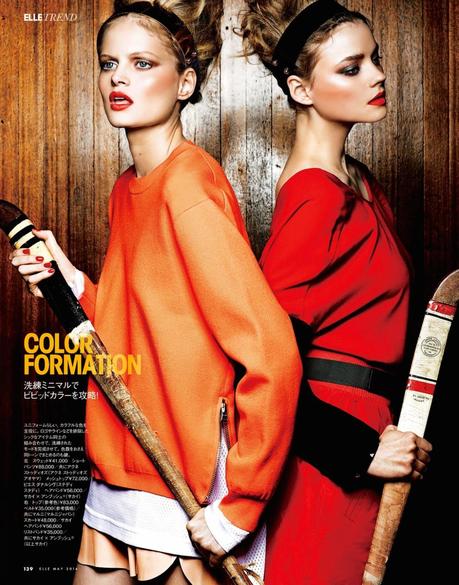 Nathalia Oliveira And Alana W By Takaki Kumada For
Elle, Japan, May 2014