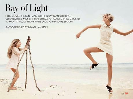 Karlie Kloss For Vogue Magazine, Us, April 2014