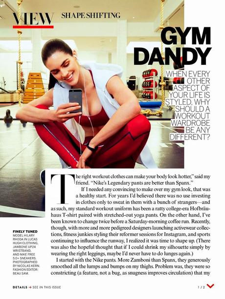 Hilary Rhoda, Jessica Hart For Vogue Magazine, US, April 2014