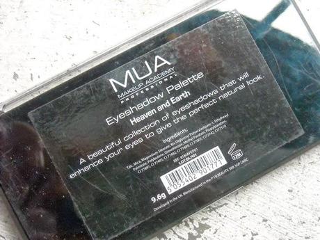MUA Heaven and Earth Eyeshadow Palette