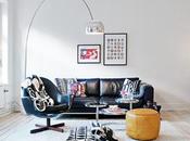 Montage: Rooms with Black Leather Sofas