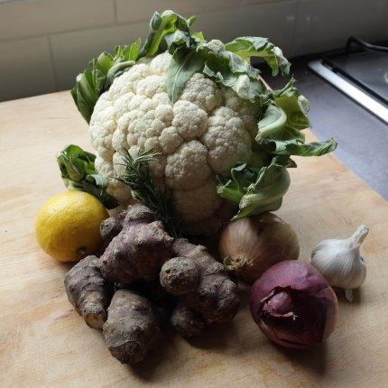 cauliflower and artichokes