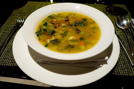 Minestrone Soup at Four Seasons, London