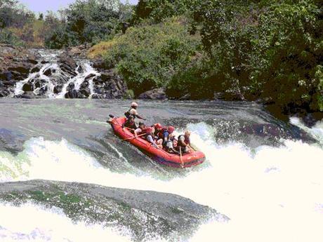 white water rafting Bujagali Falls Jinja
