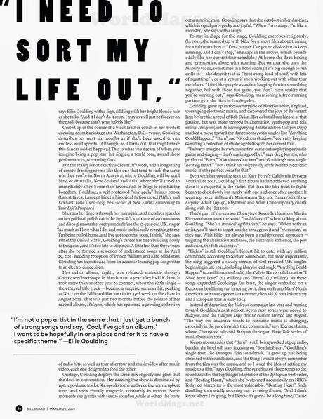 Ellie Goulding For Billboard Magazine, March 2014