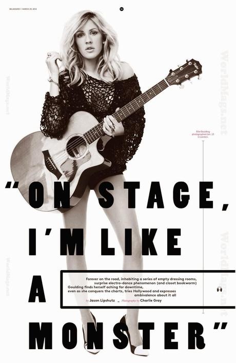 Ellie Goulding For Billboard Magazine, March 2014