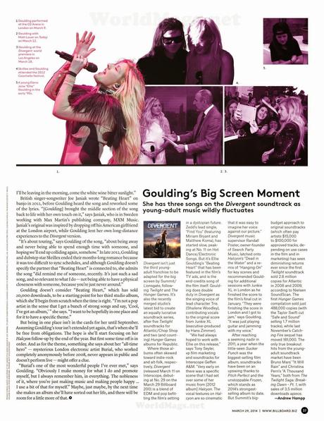 Ellie Goulding For Billboard Magazine, March 2014