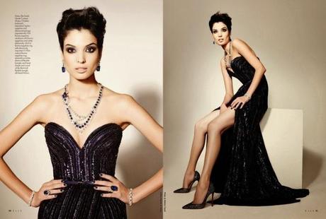 Hanaa Ben Abdesslem For Elle Arab World Magazine, March 2014