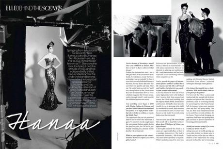 Hanaa Ben Abdesslem For Elle Arab World Magazine, March 2014