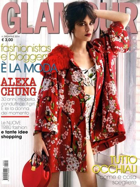 Alexa Chung For Glamour Magazine, Italia, April 2014
