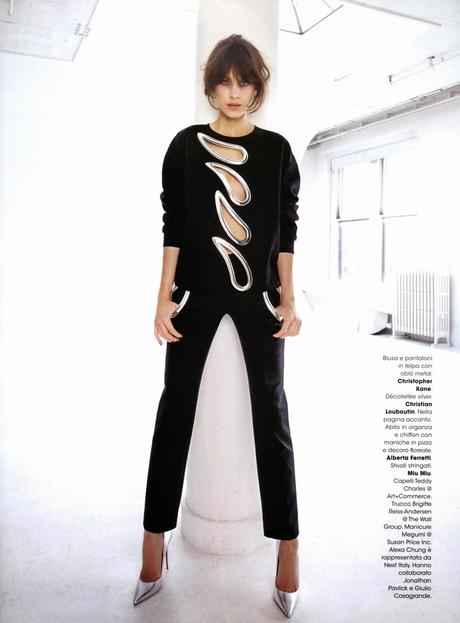 Alexa Chung For Glamour Magazine, Italia, April 2014