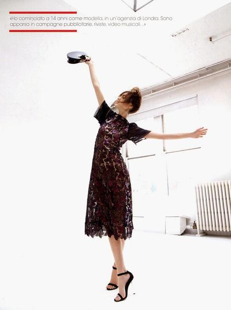 Alexa Chung For Glamour Magazine, Italia, April 2014