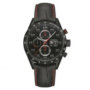 A very manly watch: the TAG Heuer Carrera Calibre 1887 Black Titanium