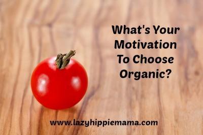 What's Your Motivation To Choose Organic?