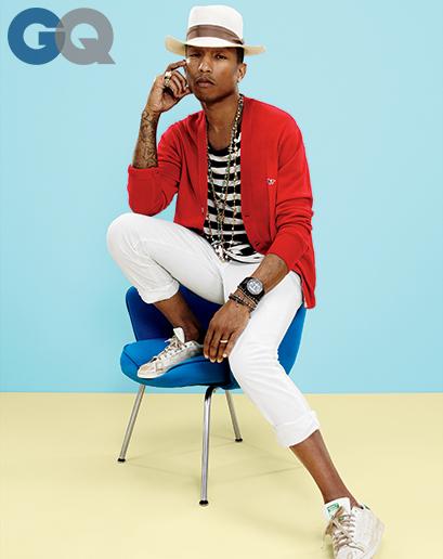 Pharrell Williams covers GQ Magazine April 2014 issue