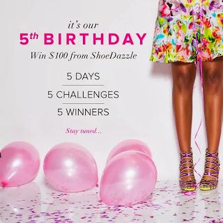 ShoeDazzle Celebrates it's 5th Birthday w/ an Instagram Contest