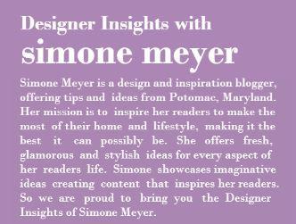 Designer Insights Q&A with Terry Blinds @Simone Design Blog