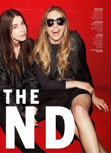 Alana Haim, Danielle Haim, Este Haim For Marie Claire Magazine, US, April 2014