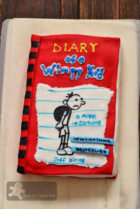 Diary of a Wimpy Kid birthday cake