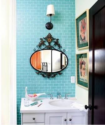 blue subway tile