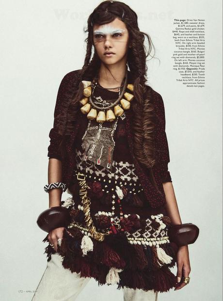 Marina Nery For Vogue Magazine, Australia, April 2014