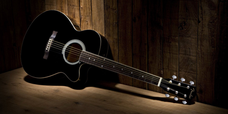 Black Acoustic Guitar